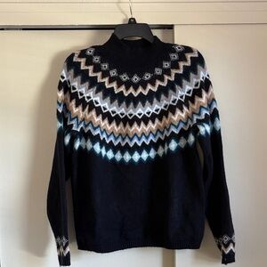 Croft & Barrow Ladies Navy  Sweater